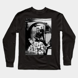 Muhammad ali with all of the winnings Long Sleeve T-Shirt